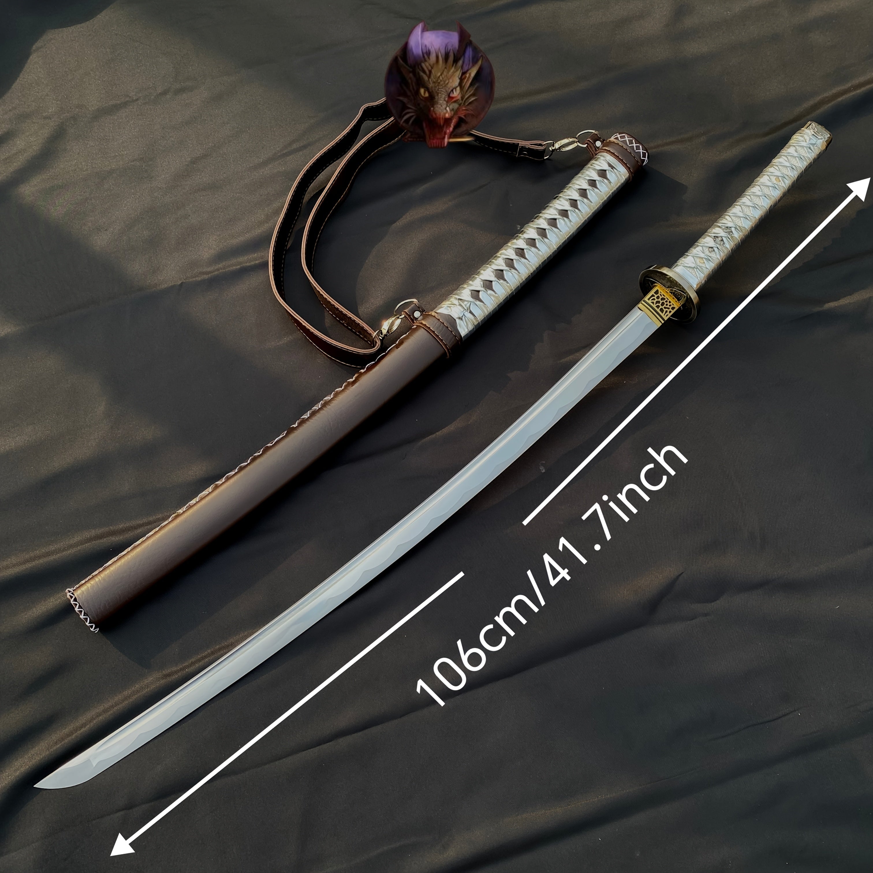 Life-size Carbon Steel Replica Michonne Katana