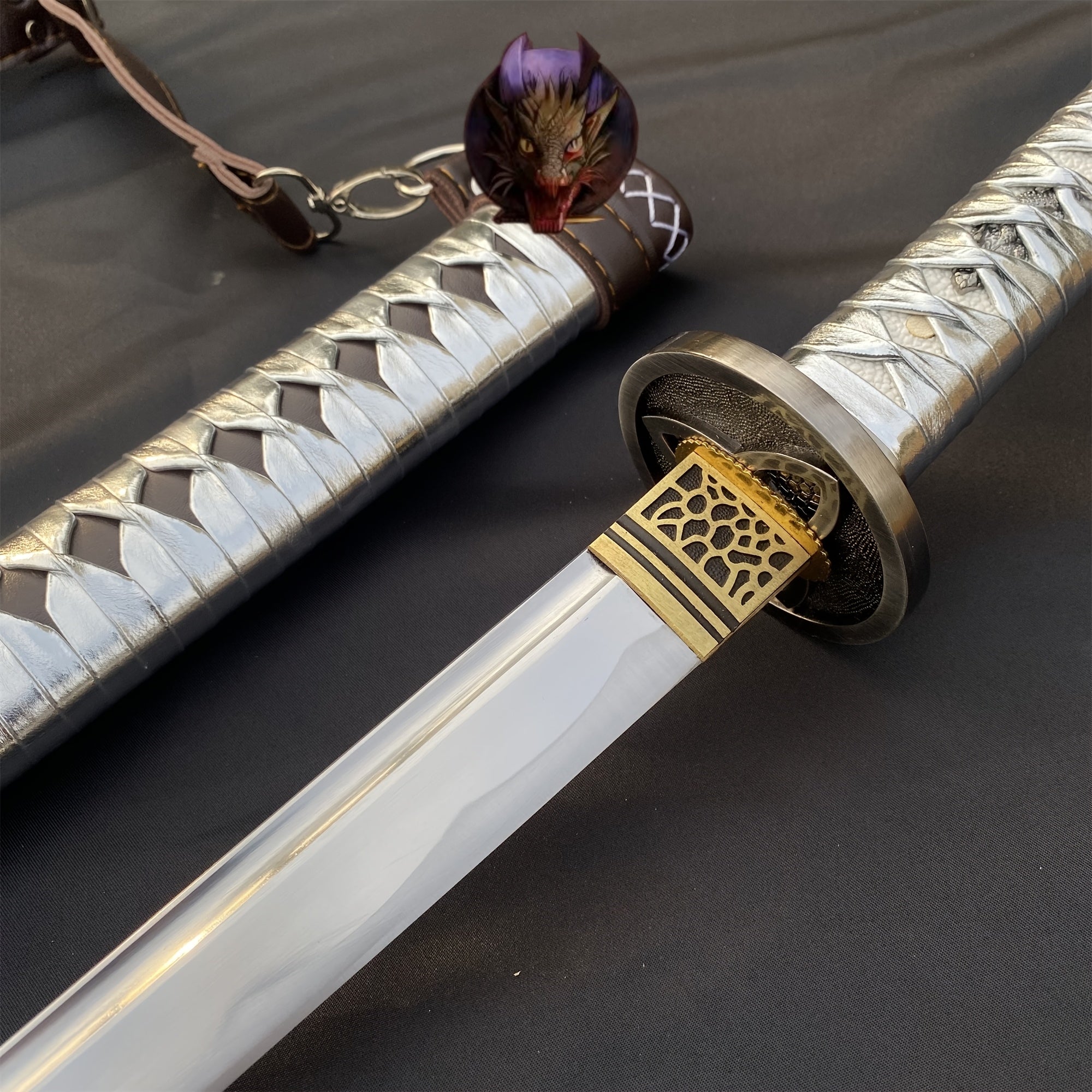 Life-size Carbon Steel Replica Michonne Katana