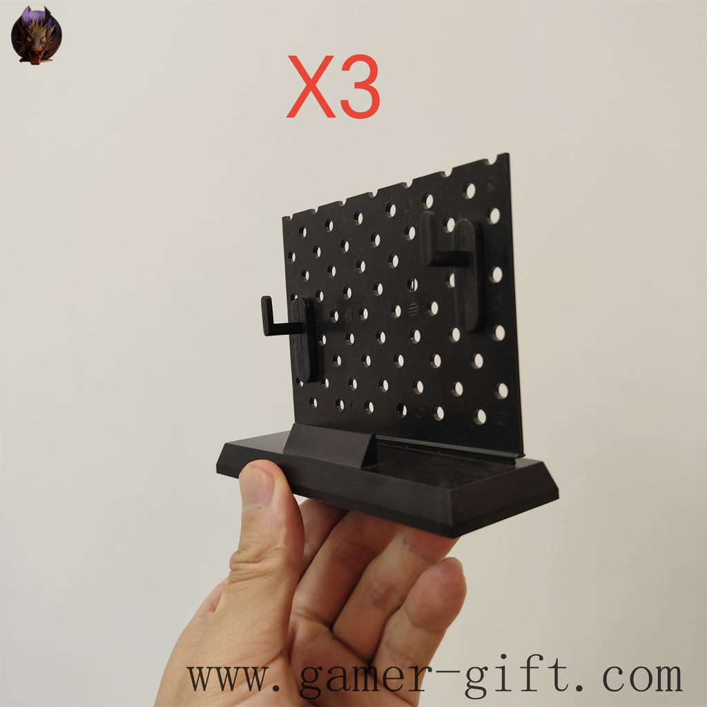 1-Layer Plastic Display Holder Mini Gun And Sword Stand