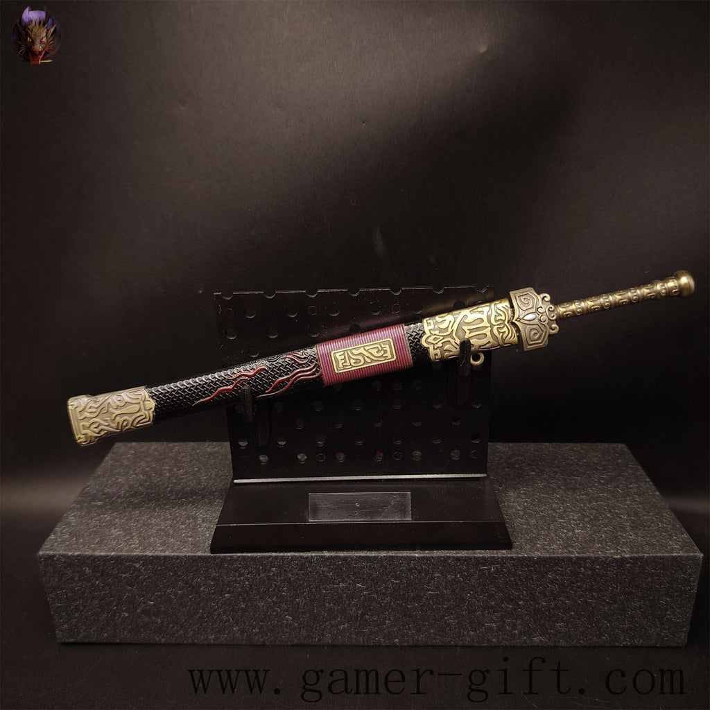 1-Layer Plastic Display Holder Mini Gun And Sword Stand