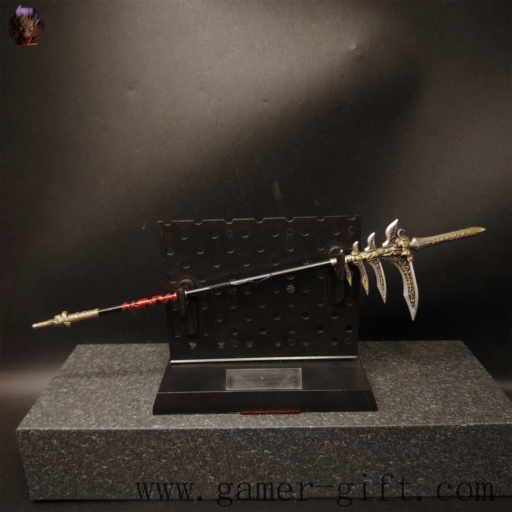 1-Layer Plastic Display Holder Mini Gun And Sword Stand