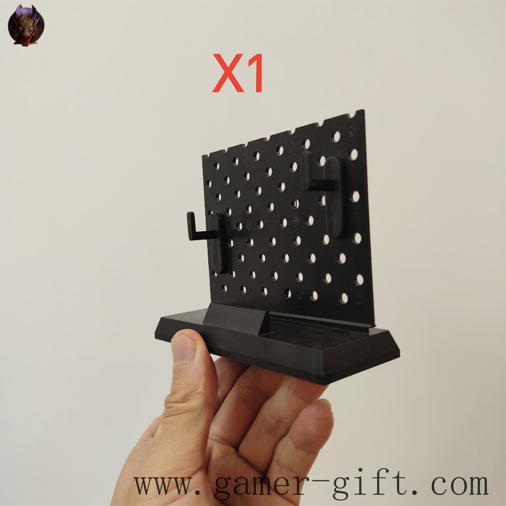 1-Layer Plastic Display Holder Mini Gun And Sword Stand