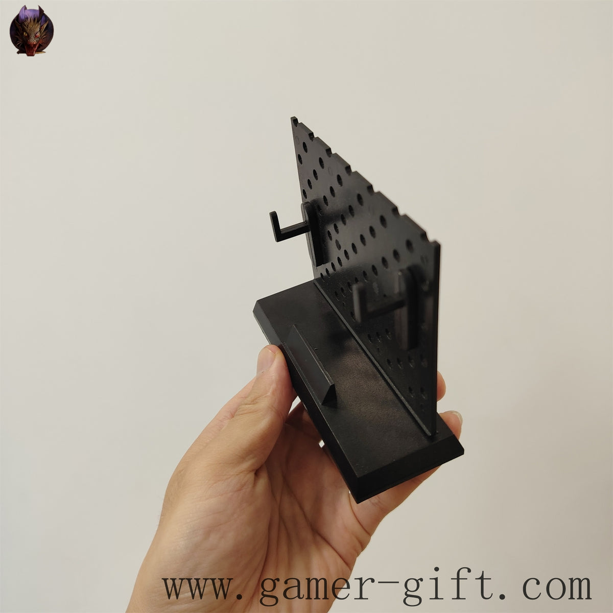 1-Layer Plastic Display Holder Mini Gun And Sword Stand