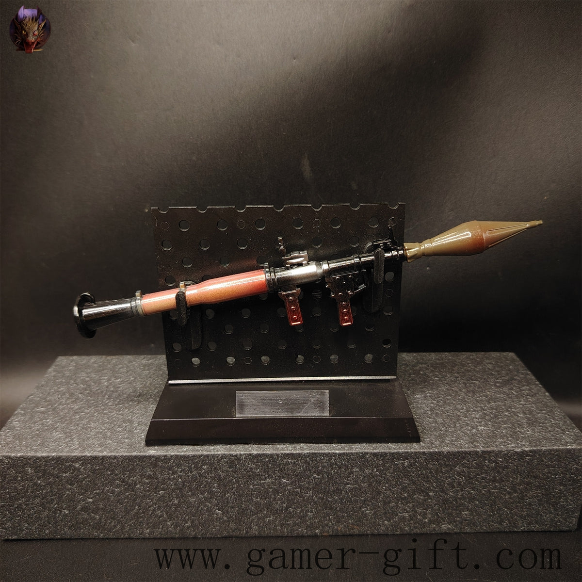 1-Layer Plastic Display Holder Mini Gun And Sword Stand