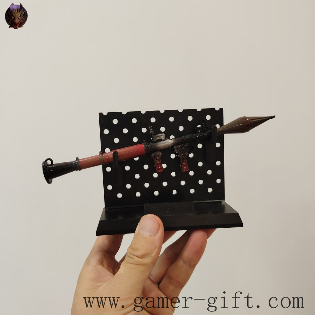 1-Layer Plastic Display Holder Mini Gun And Sword Stand