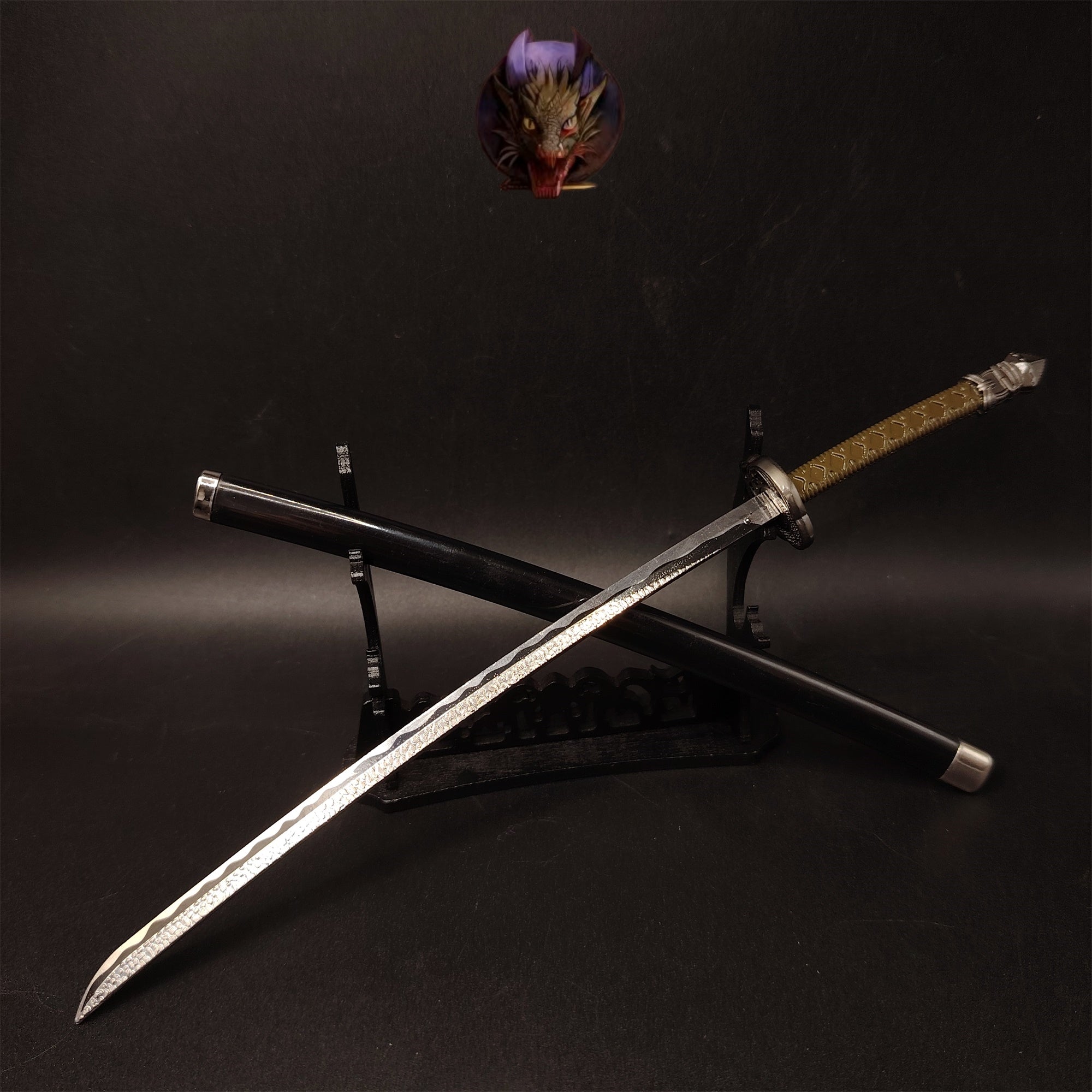 ER Moonveil Katana Metal Sword 26CM Replica