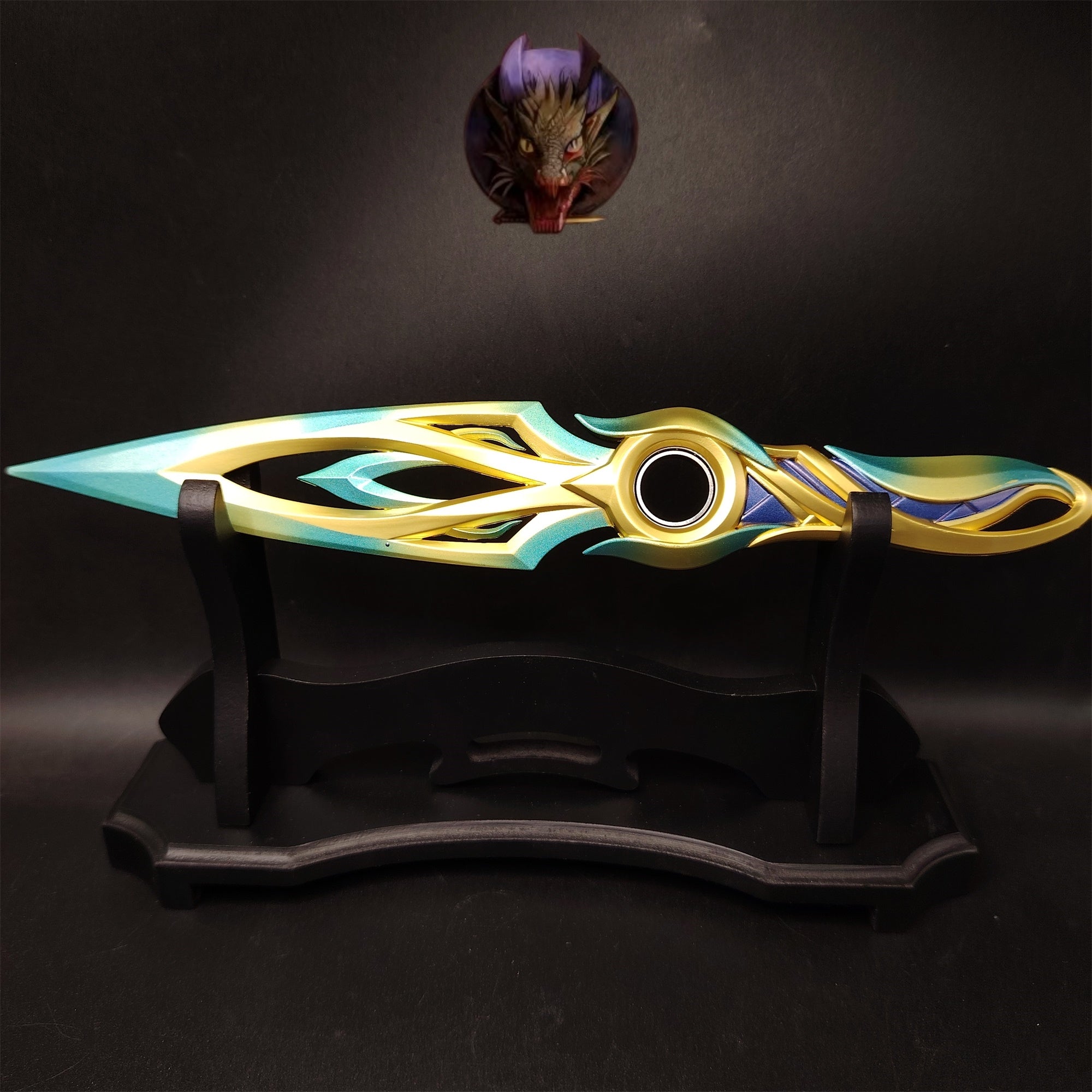 Mystbloom Kunai 11'' Game Prop 3 Colors Linfe-size Replicas