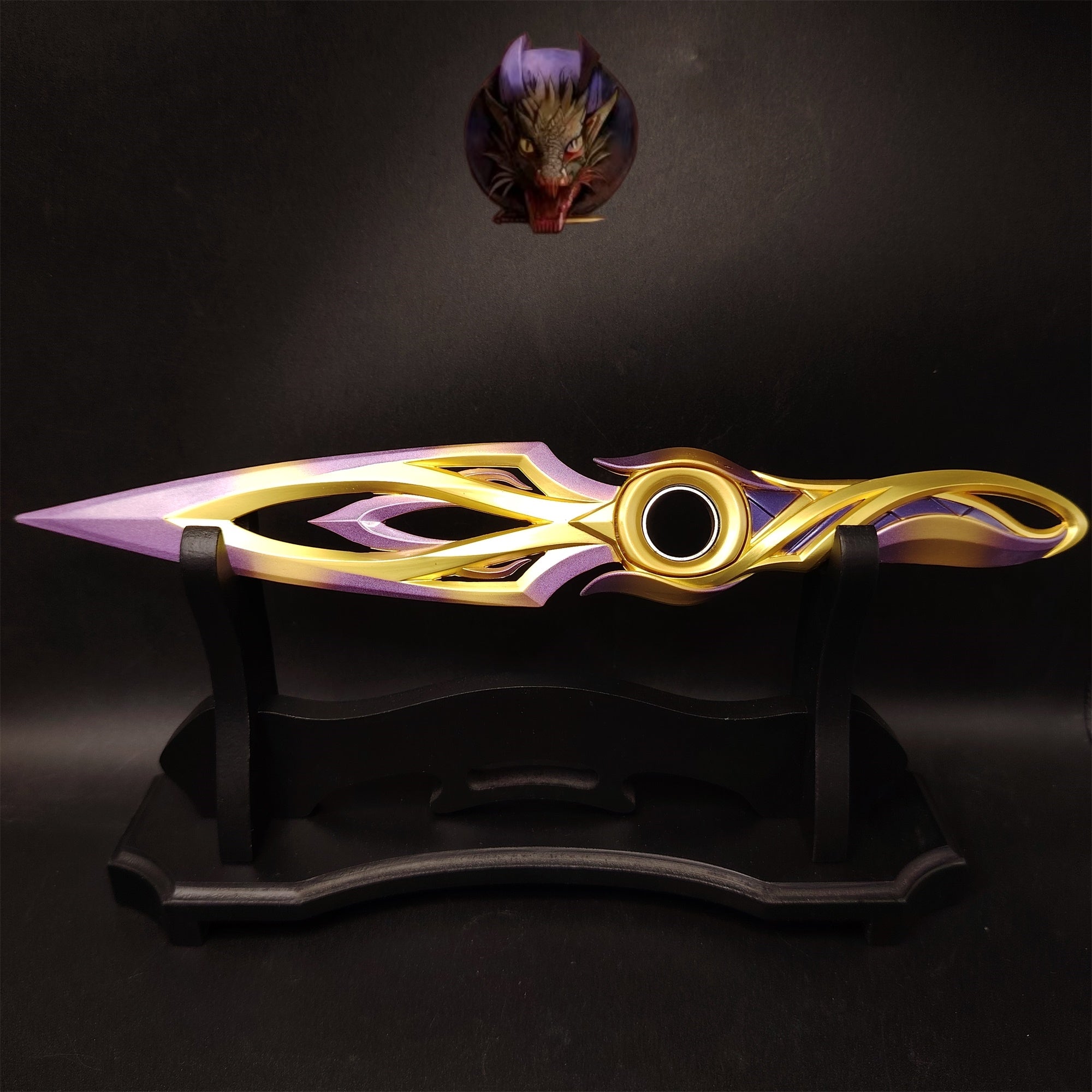 Mystbloom Kunai 11'' Game Prop 3 Colors Linfe-size Replicas