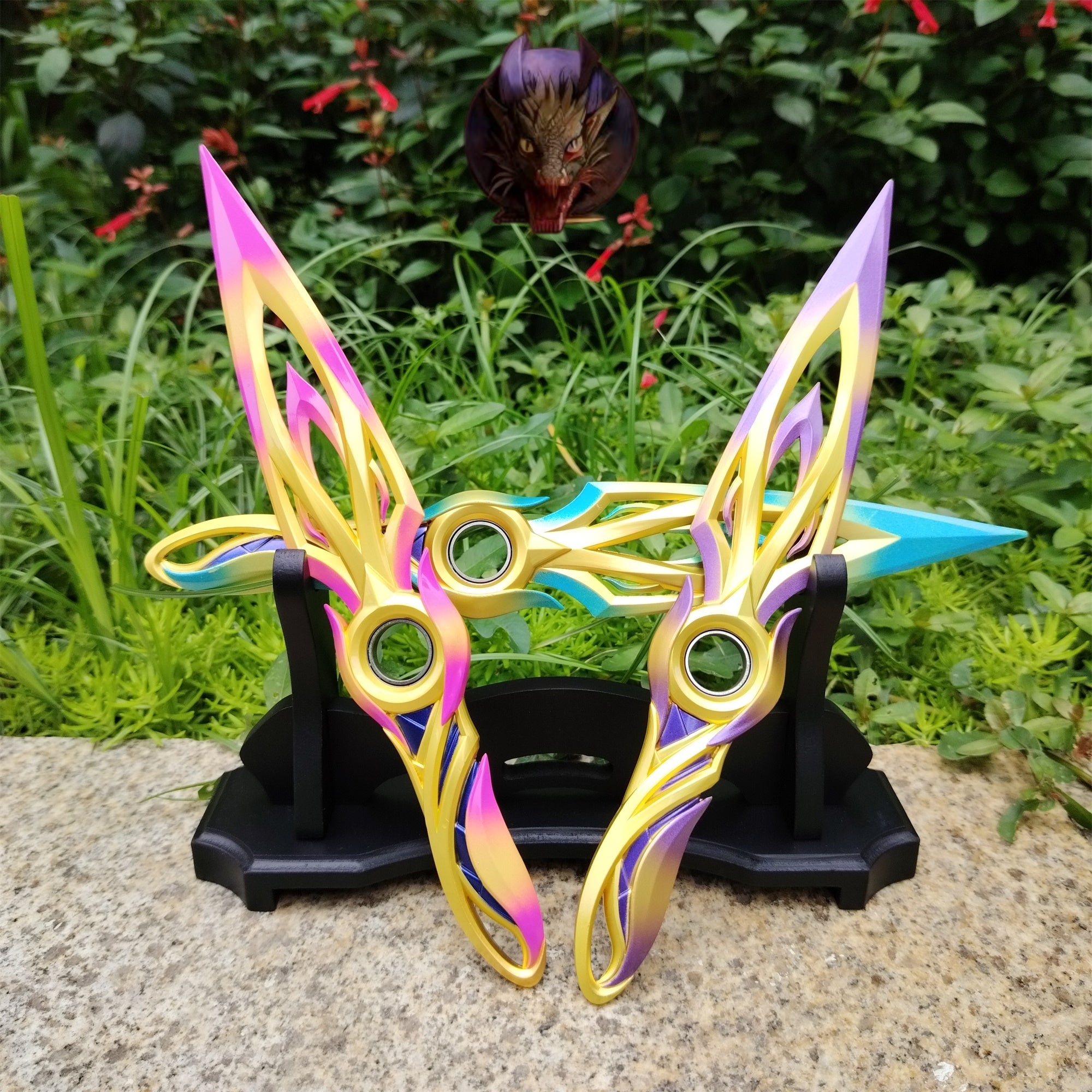 Mystbloom Kunai 11'' Game Prop 3 Colors Linfe-size Replicas