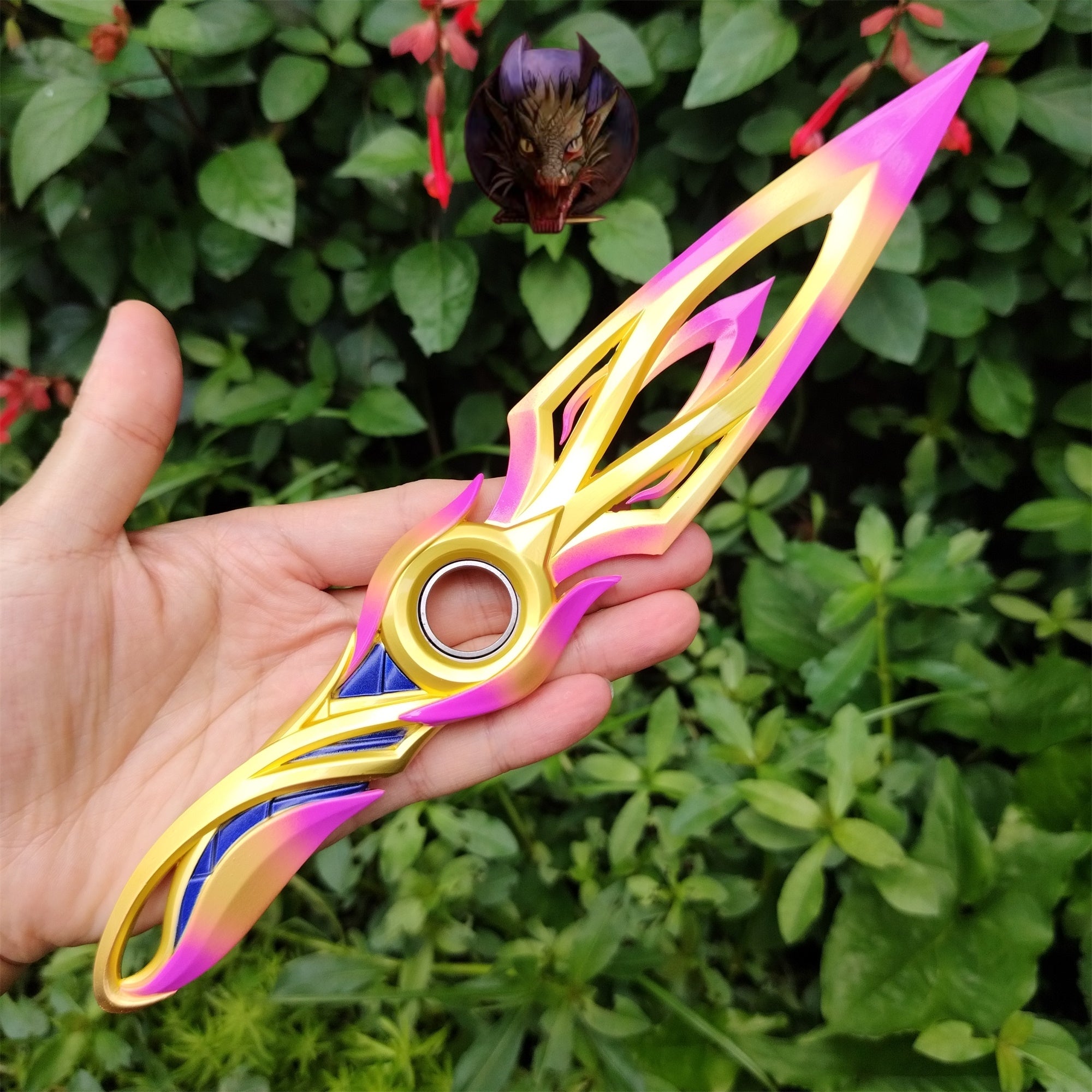 Mystbloom Kunai 11'' Game Prop 3 Colors Linfe-size Replicas