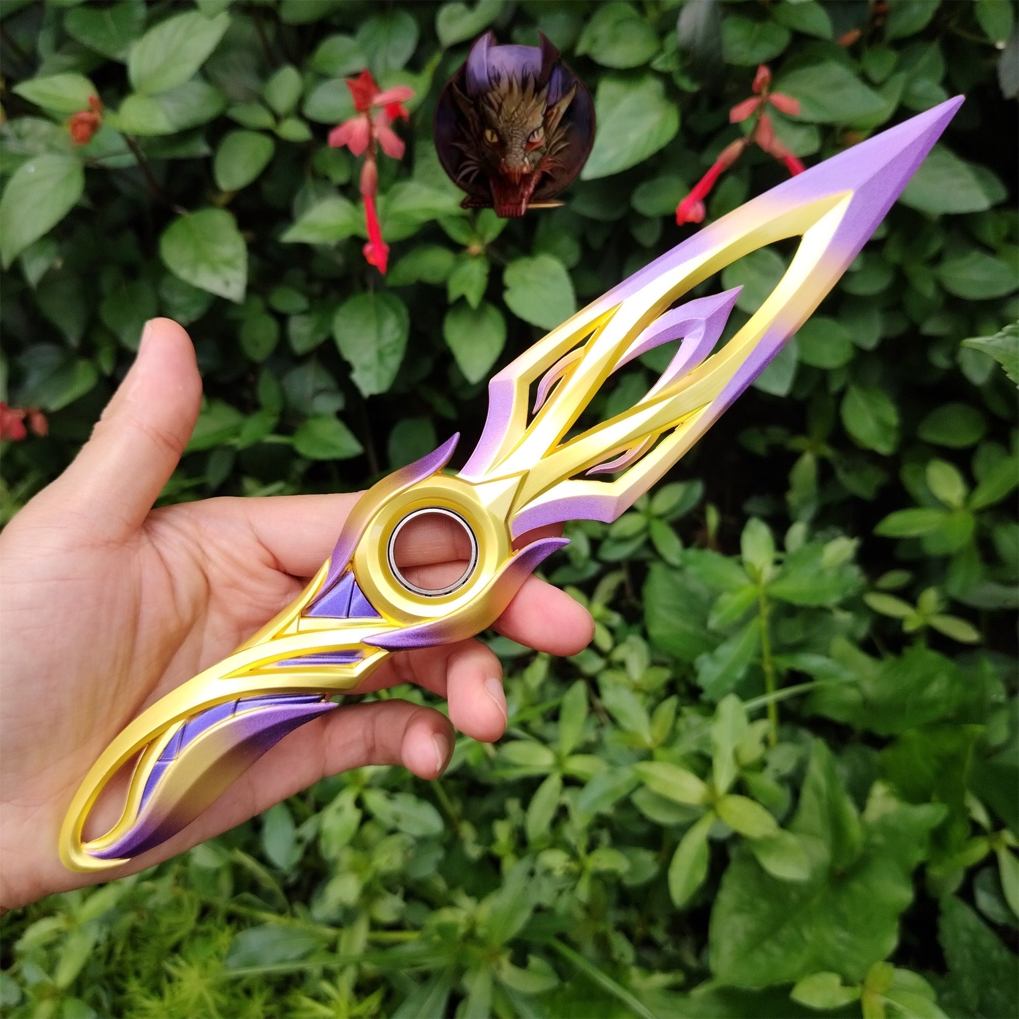 Mystbloom Kunai 11'' Game Prop 3 Colors Linfe-size Replicas