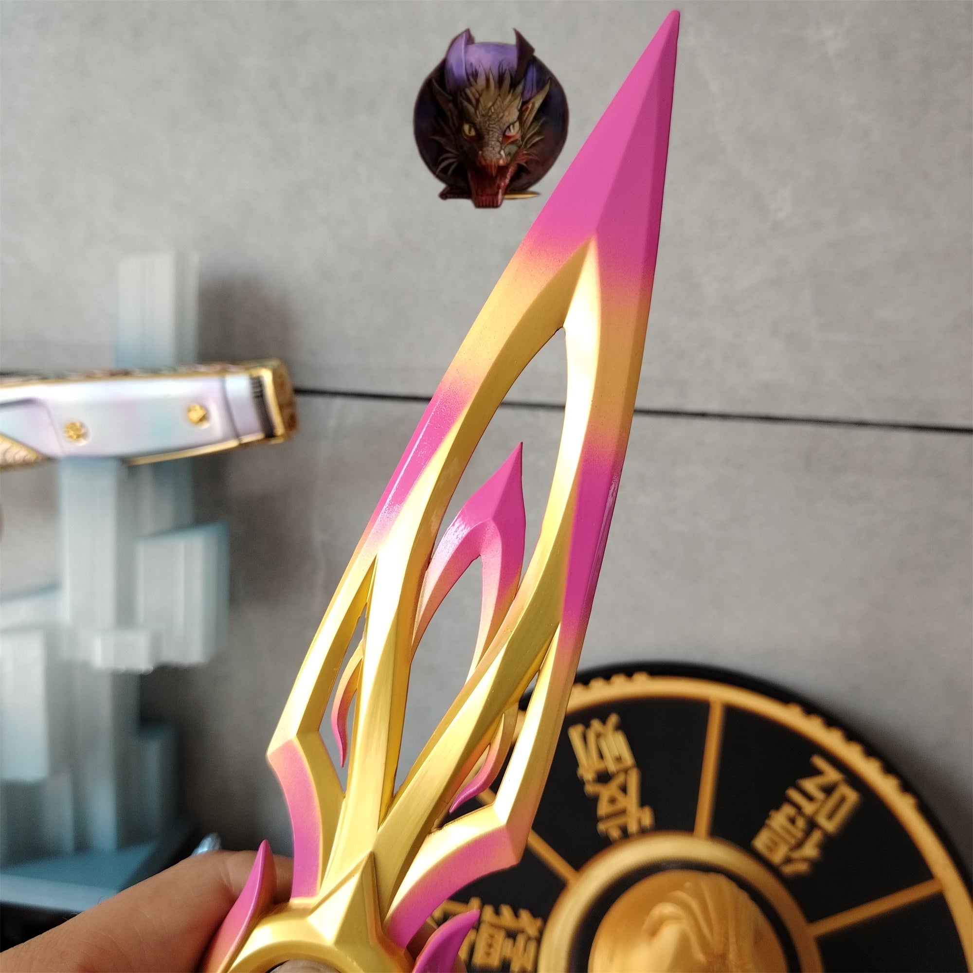 Mystbloom Kunai 11'' Game Prop 3 Colors Linfe-size Replicas