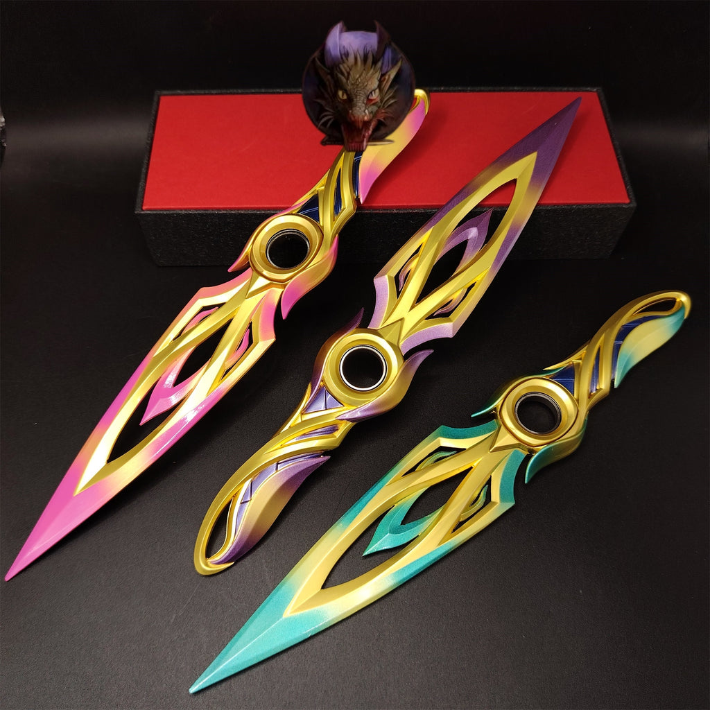 Mystbloom Kunai 11'' Game Prop 3 Colors Linfe-size Replicas