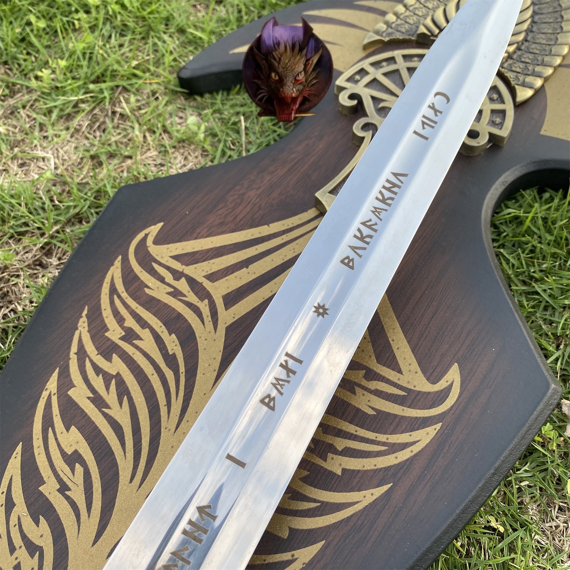 Life-size Andúril Narsil Sword Blunt 128CM Steel Replica