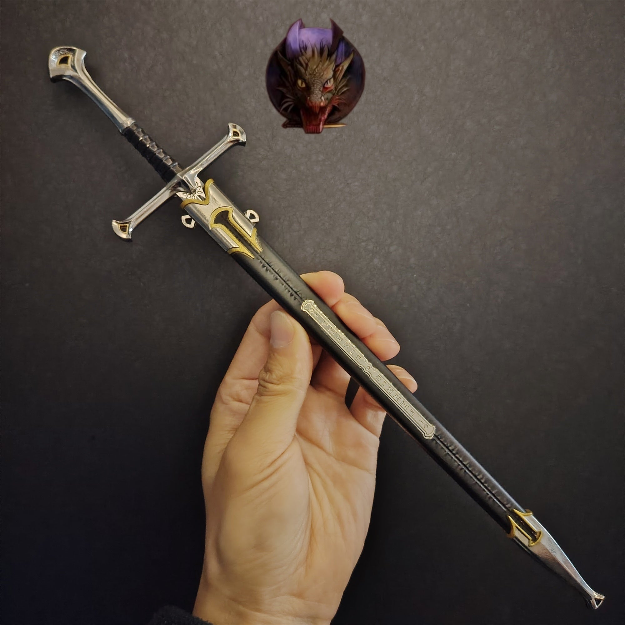 Strider Anduril Narsil Sword Metal Replica