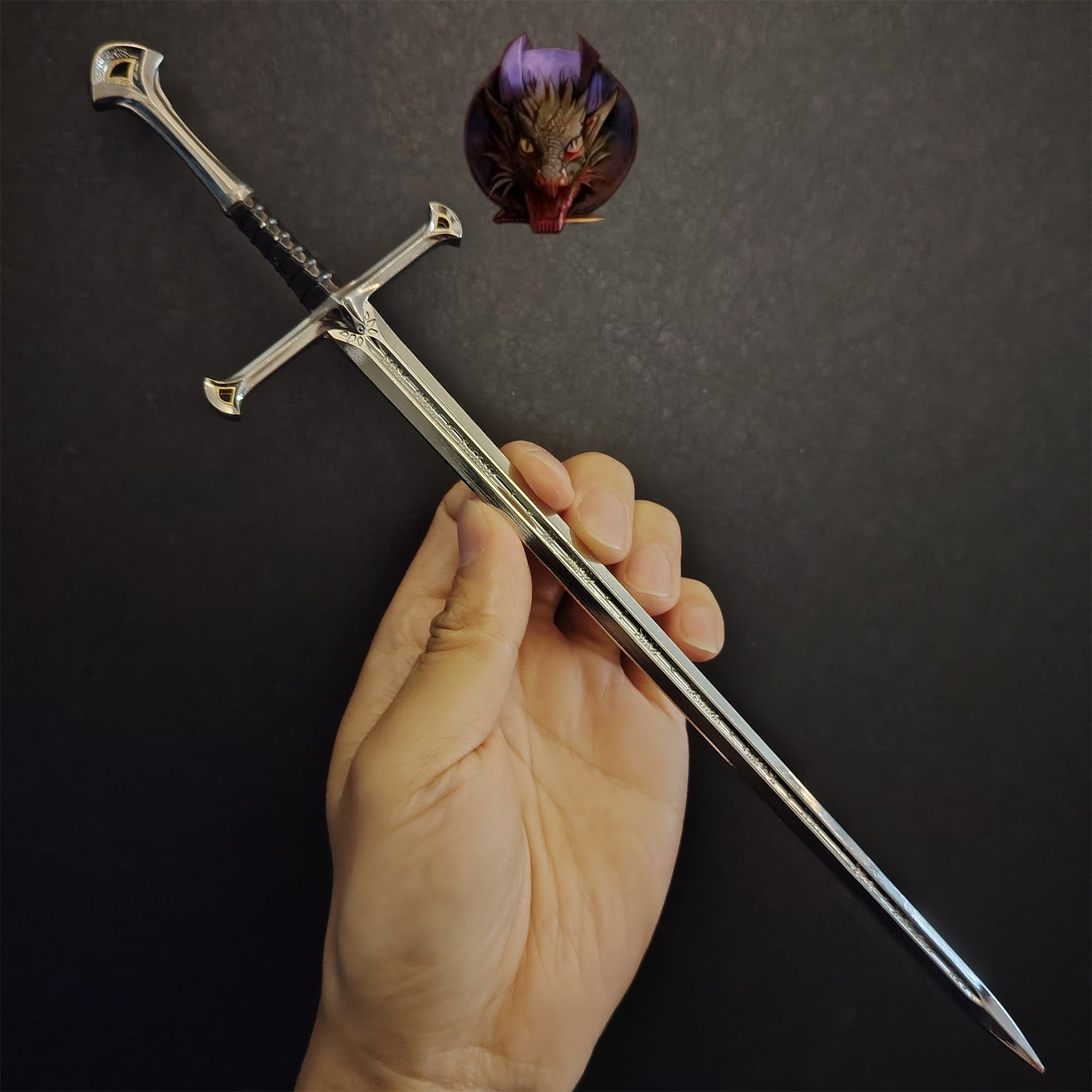 Strider Anduril Narsil Sword Metal Replica