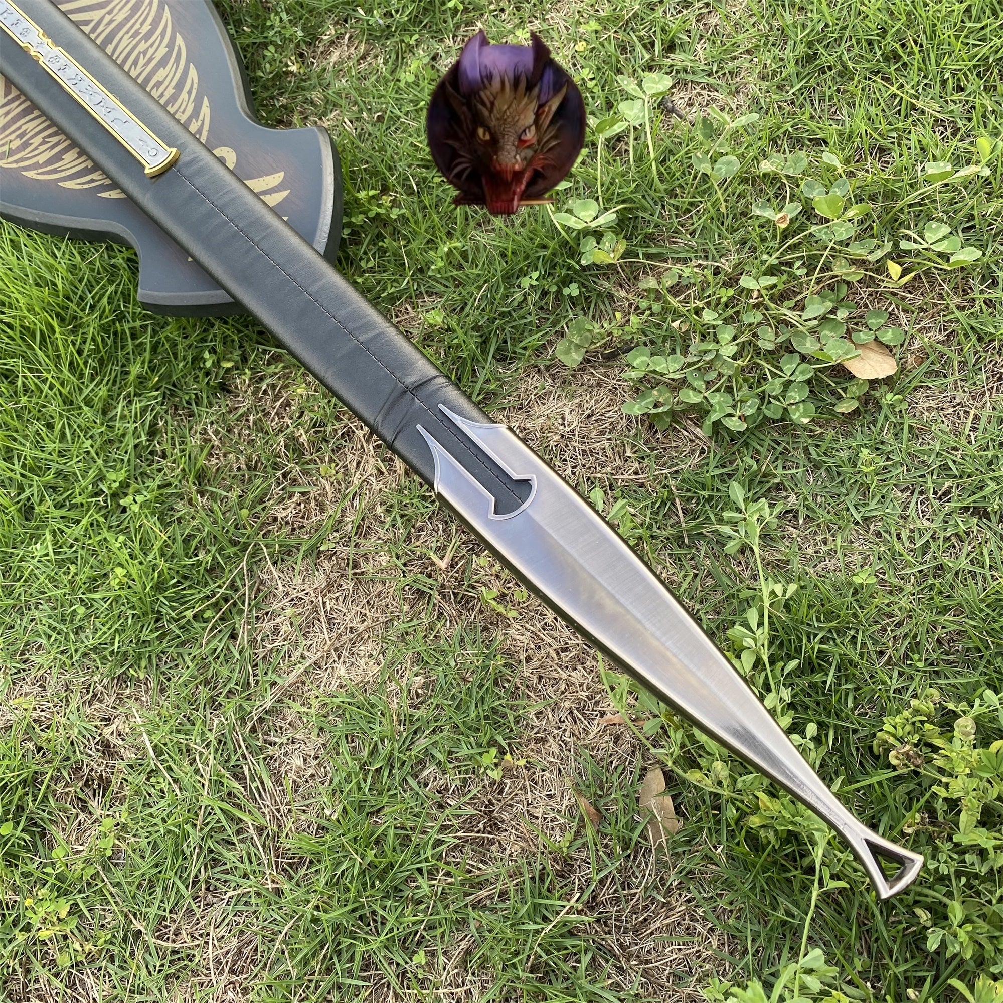 Life-Size Andúril Narsil Sword Blunt Steel Replica