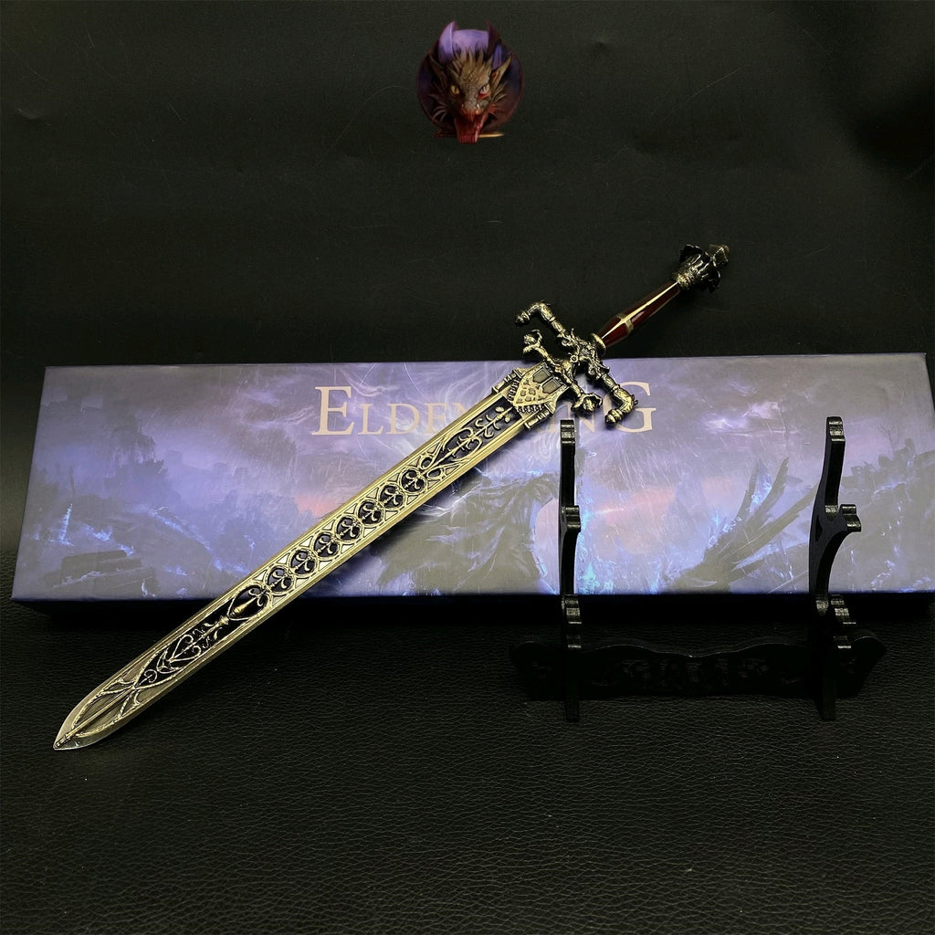 ER Game Night And Flame Sword Metal Replica With Gift Box