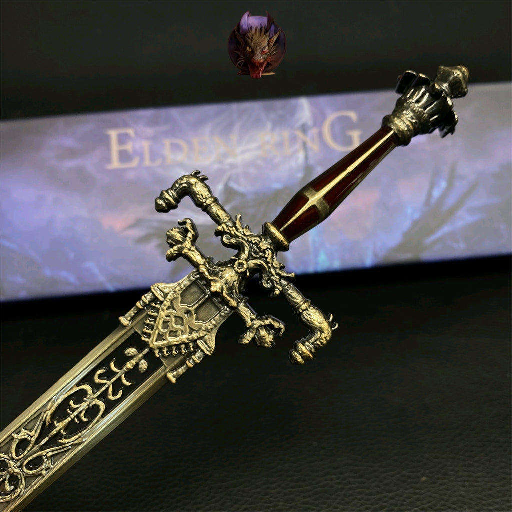 ER Game Night And Flame Sword Metal Replica With Gift Box