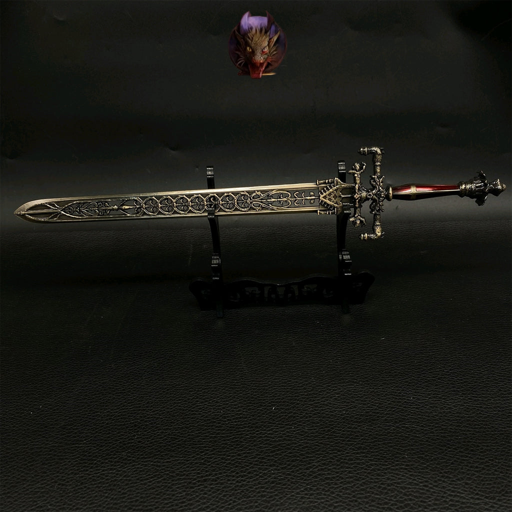 ER Game Night And Flame Sword Metal Replica With Gift Box