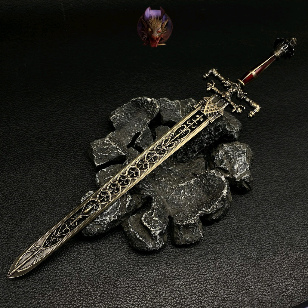 ER Game Night And Flame Sword Metal Replica With Gift Box