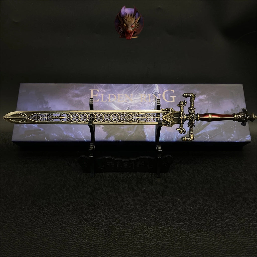 ER Game Night And Flame Sword Metal Replica With Gift Box