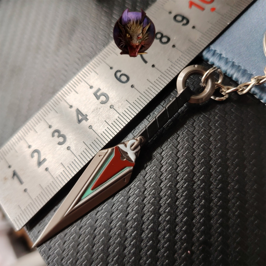 OW2 Kiriko Kunai 8CM Metal Keychain
