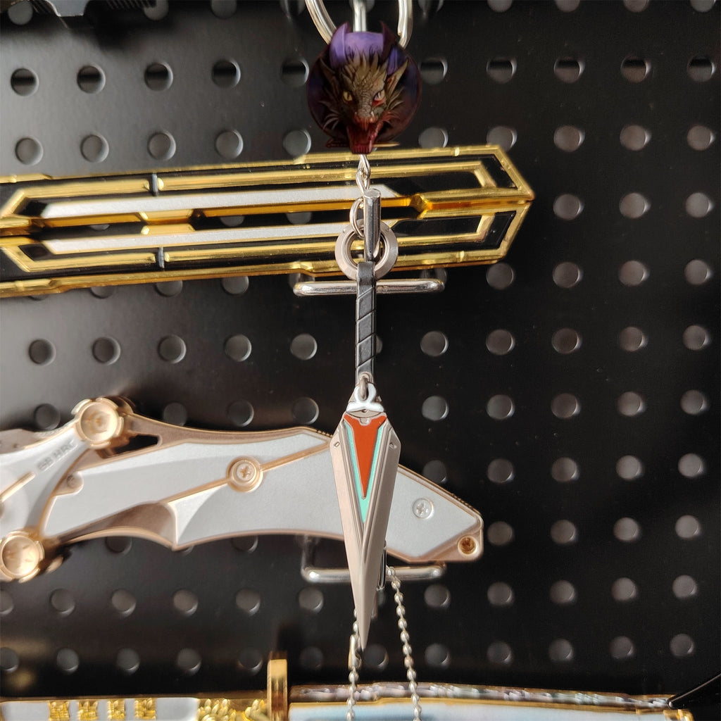 OW2 Kiriko Kunai 8CM Metal Keychain