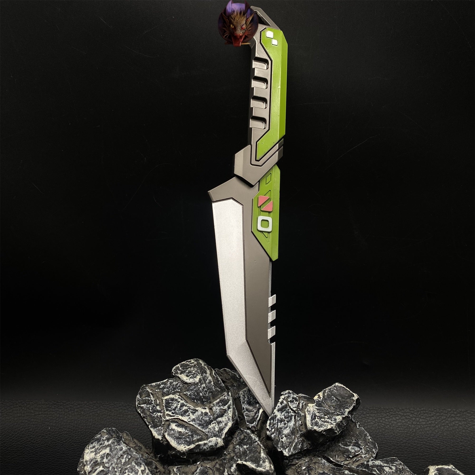 Val Overlay Dagger Blunt Metal Replica