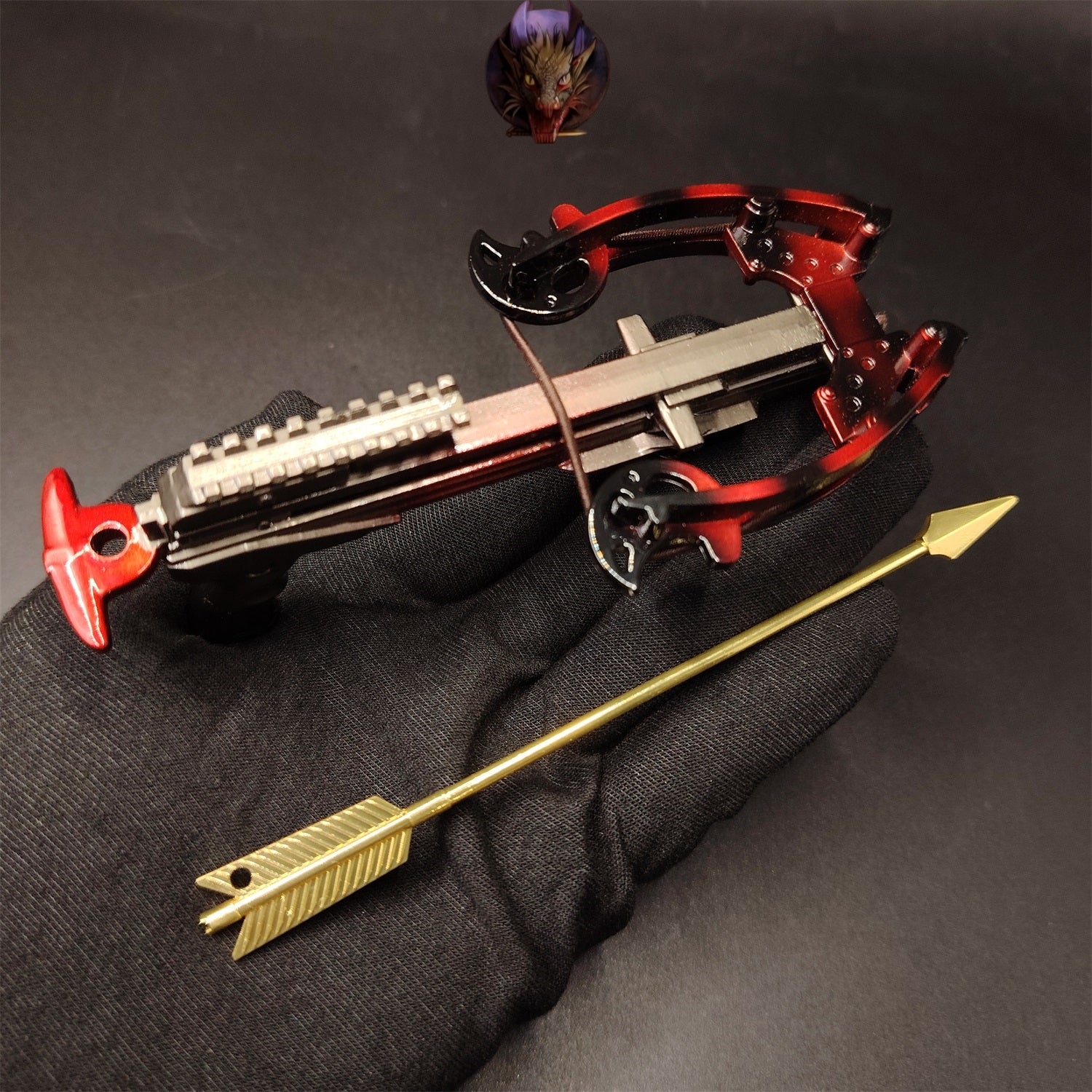 Delta Force Saeed Ziaten Fiery Owl's Crossbow Metal Replica