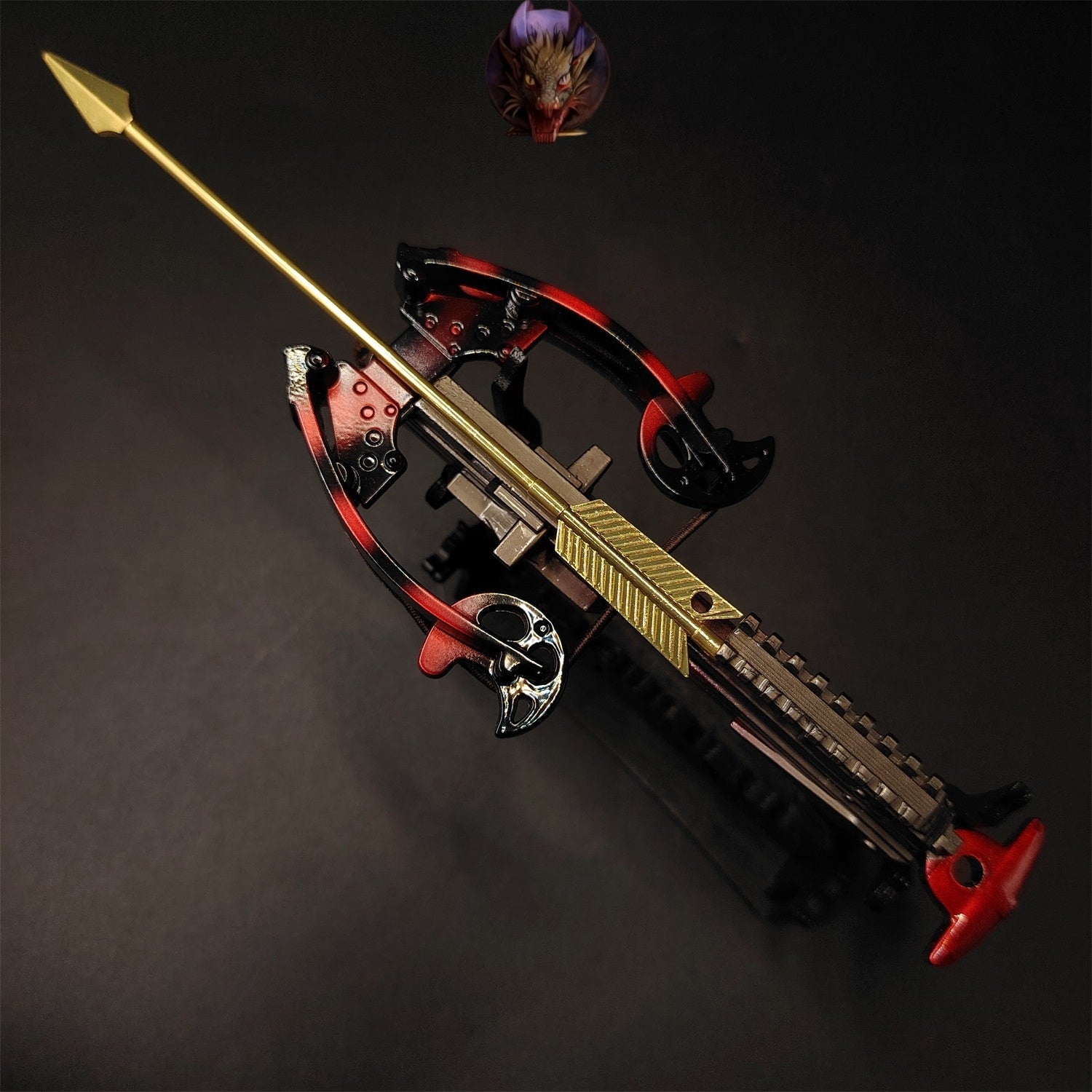 Delta Force Saeed Ziaten Fiery Owl's Crossbow Metal Replica