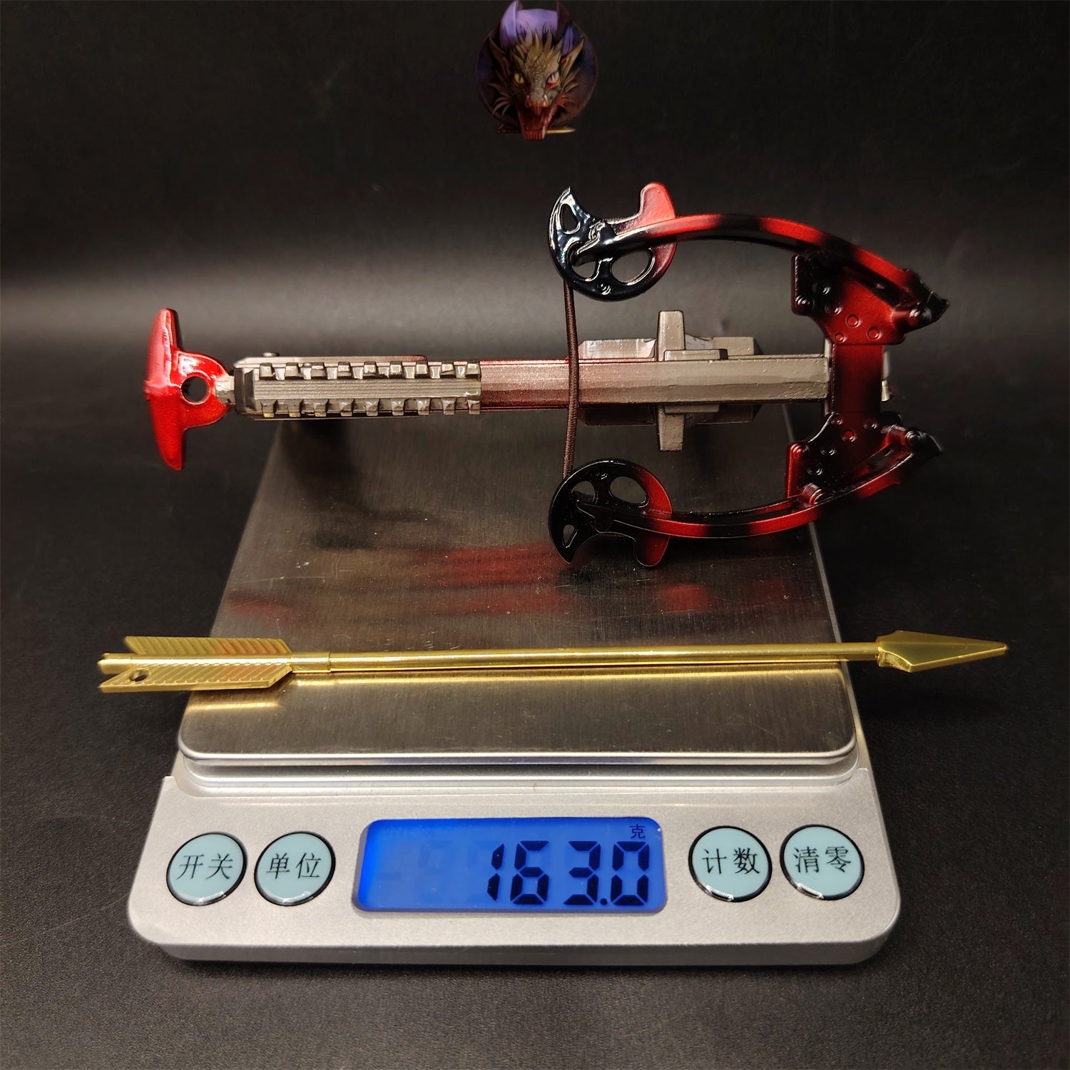 Delta Force Saeed Ziaten Fiery Owl's Crossbow Metal Replica