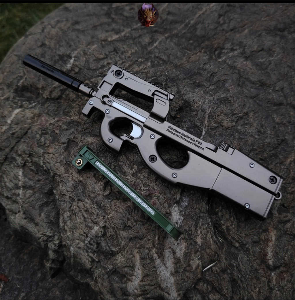 Mini P90 Submachine Alloy Small Gun Model