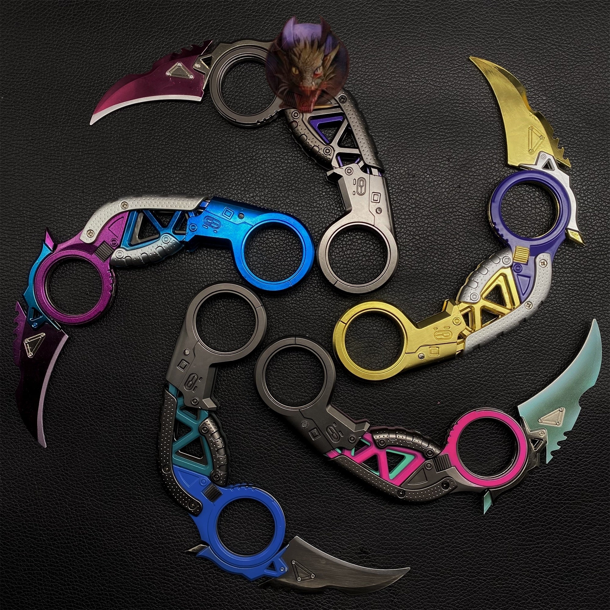 Raptor's Claw Metal Blunt Metal Replica 4 Colors Options
