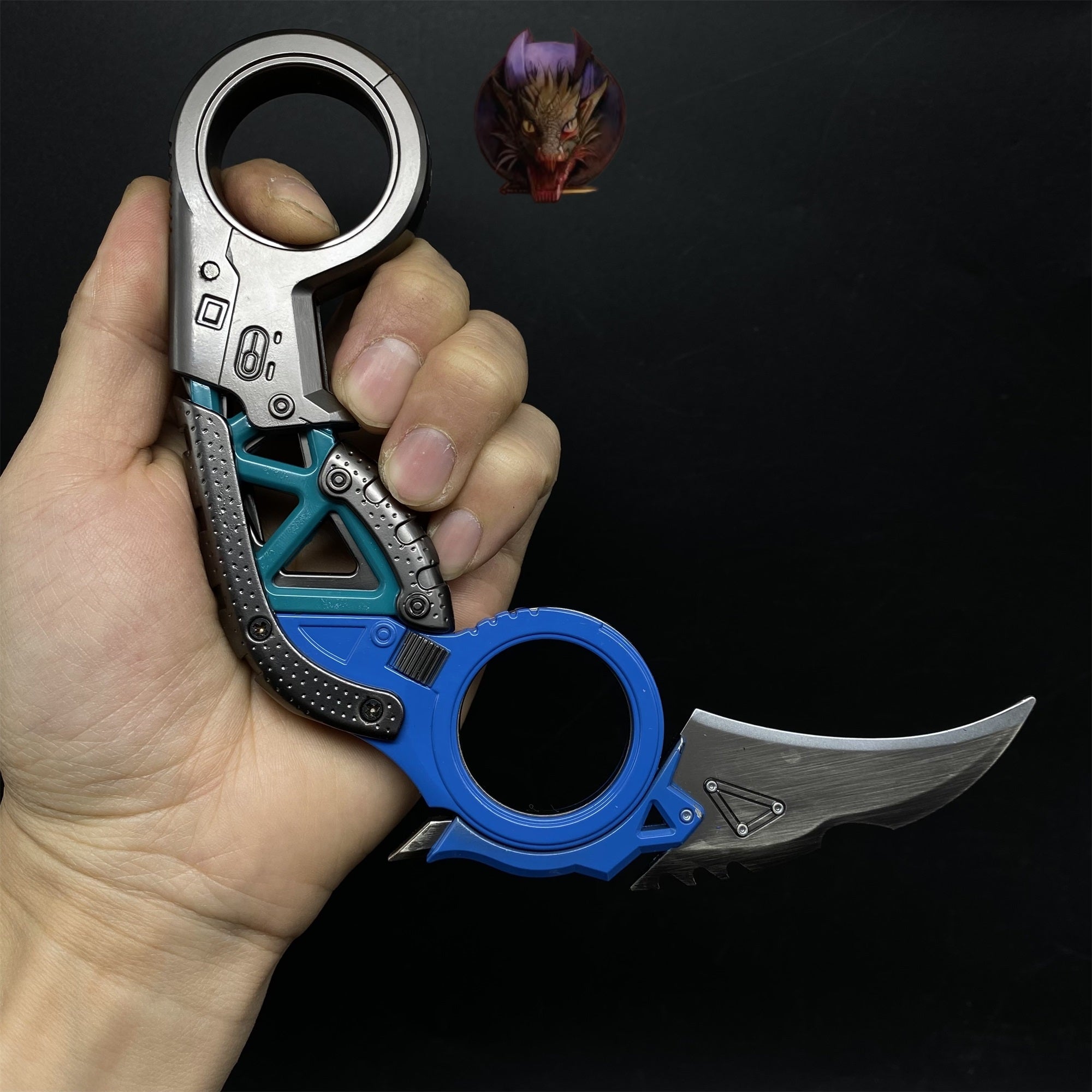 Raptor's Claw Metal Blunt Metal Replica 4 Colors Options