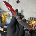 Arena Breakout Game Red Kite Combat Knife Blunt Metal Replica