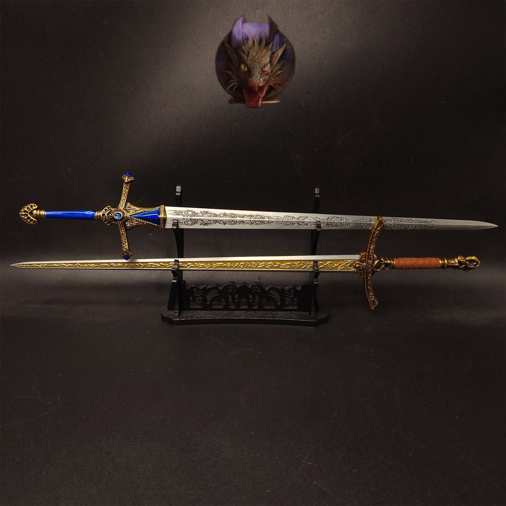 Twin Moon Knight Rellana Sword 30CM Metal Replica 2 Options