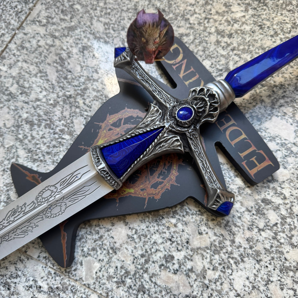 Life-size Twin Moon Knight Rellana Sword Steel Replica 2 Options