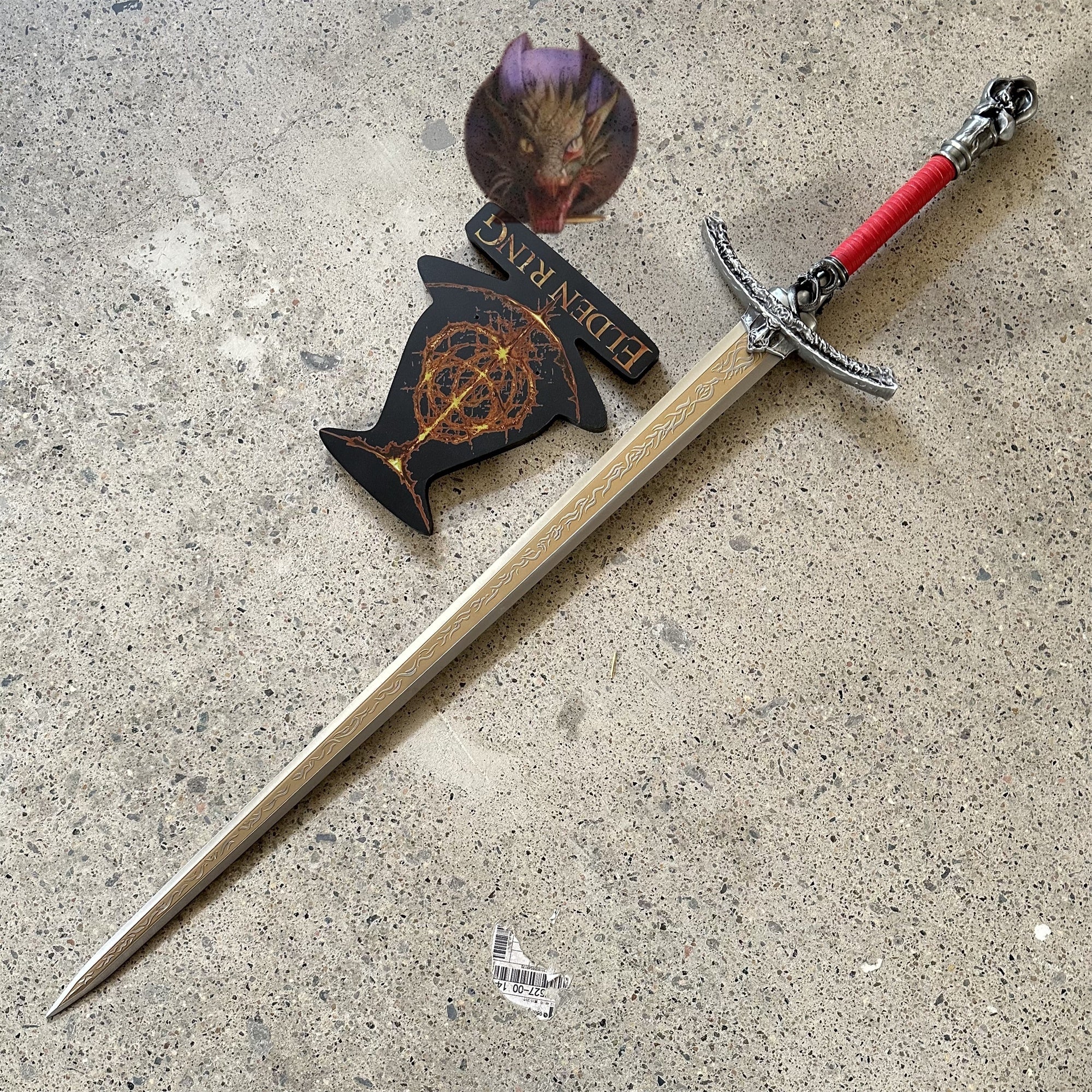 Life-size Twin Moon Knight Rellana Sword Steel Replica 2 Options