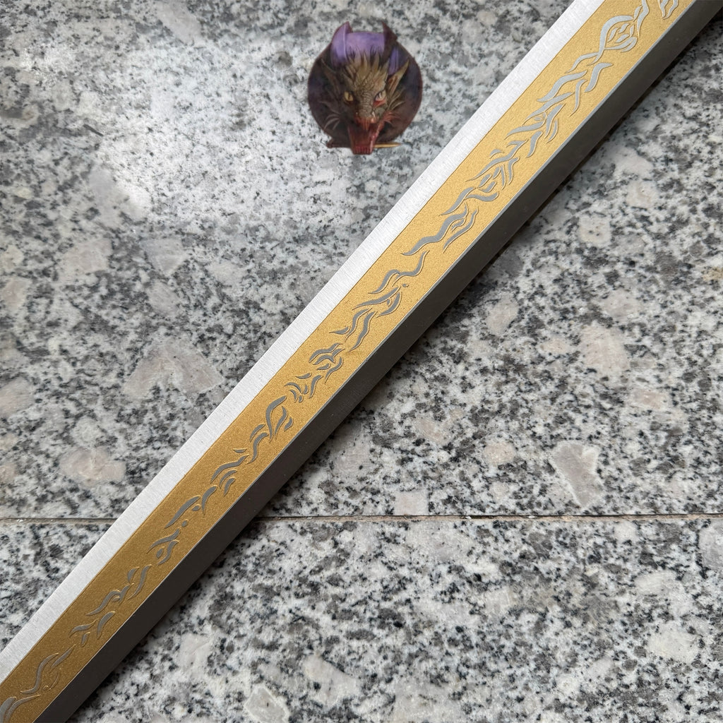 Life-size Twin Moon Knight Rellana Sword Steel Replica 2 Options