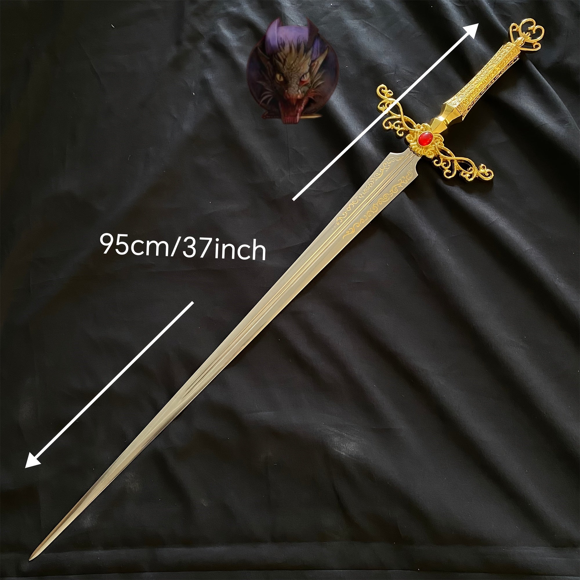 Life-size Rogier's Rapier Sword Metal Replica