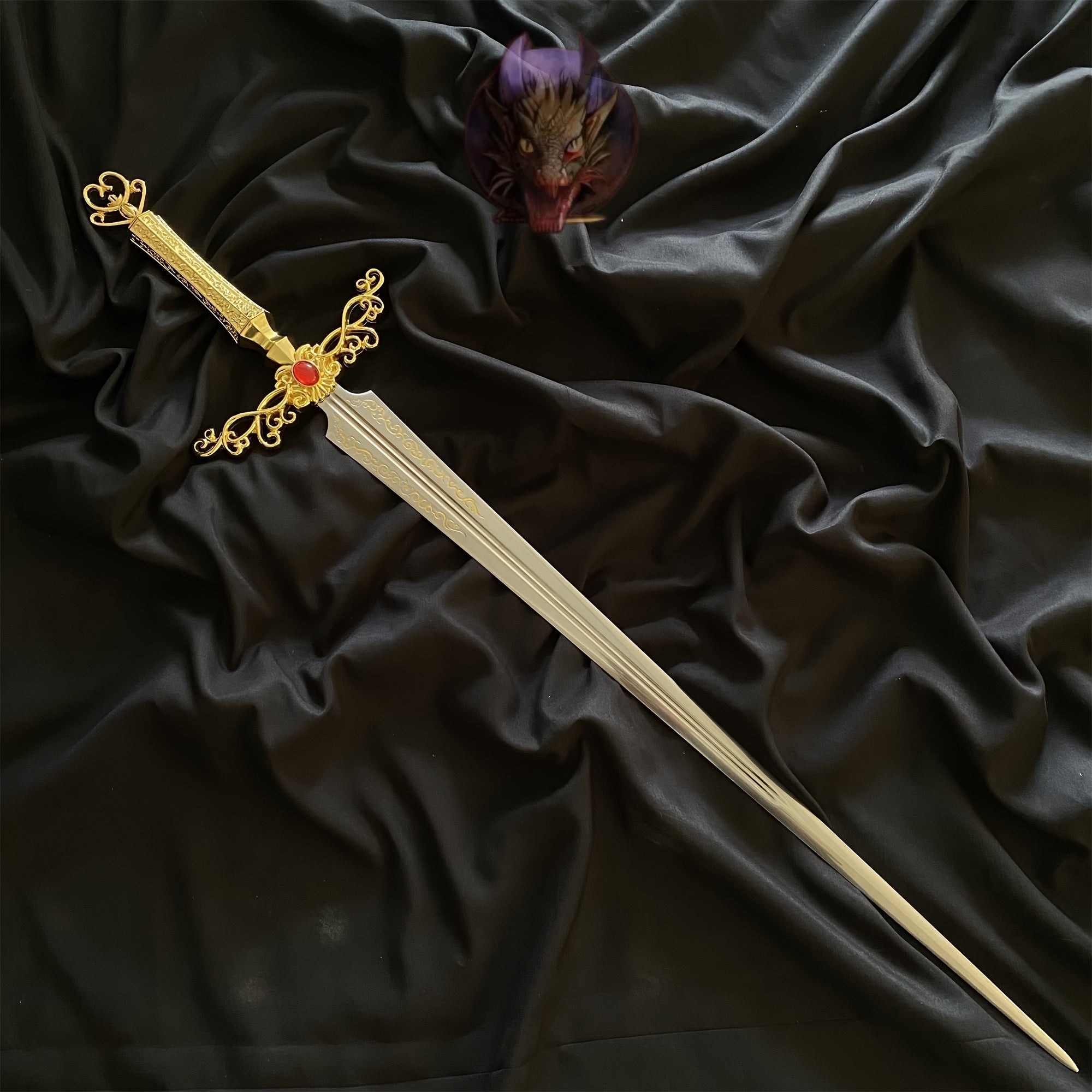Life-size Rogier's Rapier Sword Metal Replica