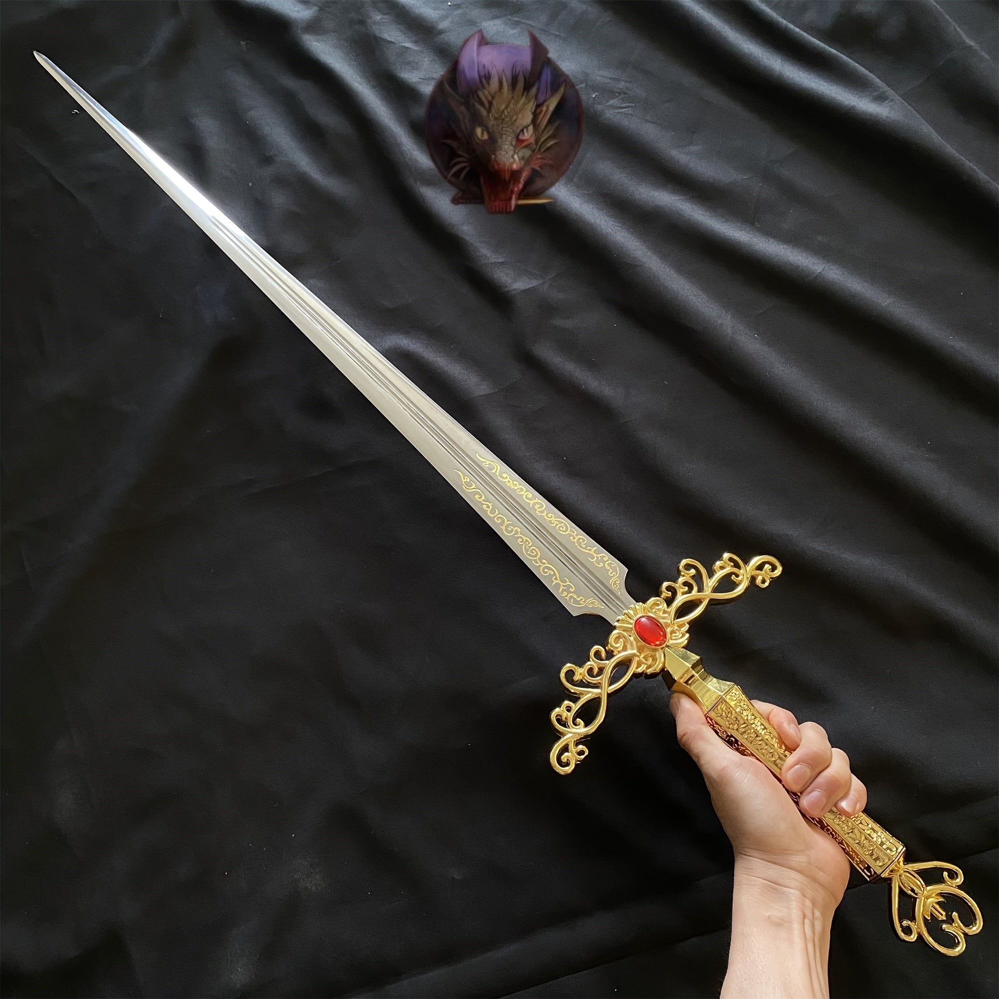 Life-size Rogier's Rapier Sword Metal Replica