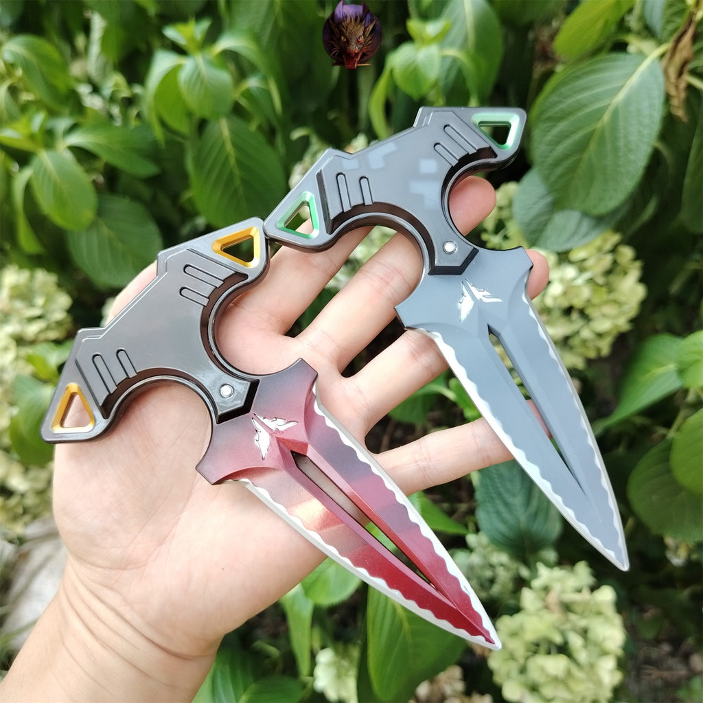 Val Rogue Push Daggers Metal Replica 2 Colors