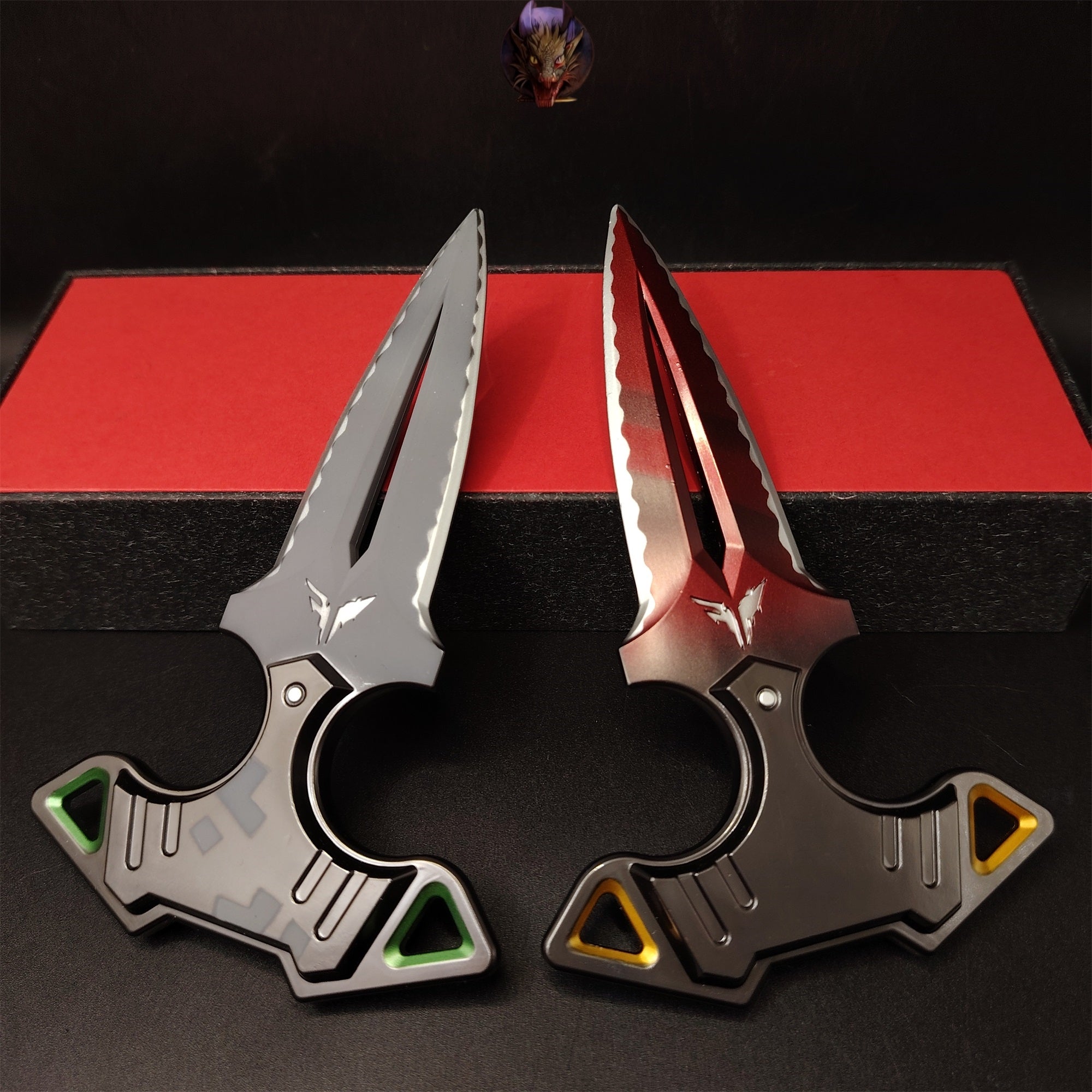 Val Rogue Push Daggers Metal Replica 2 Colors