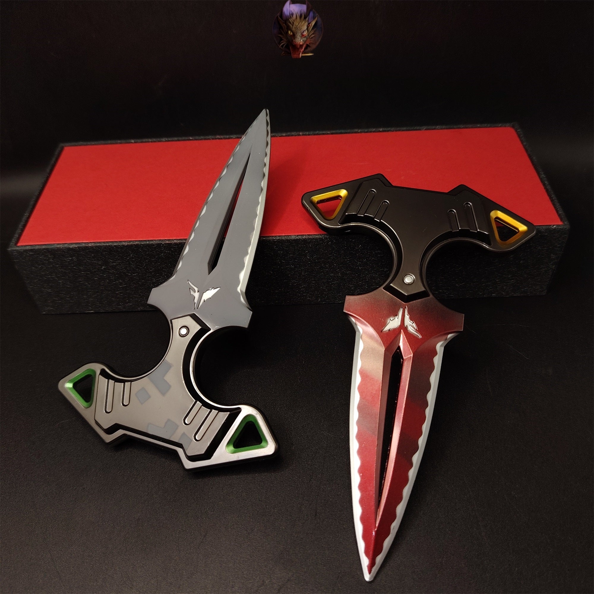 Val Rogue Push Daggers Metal Replica 2 Colors