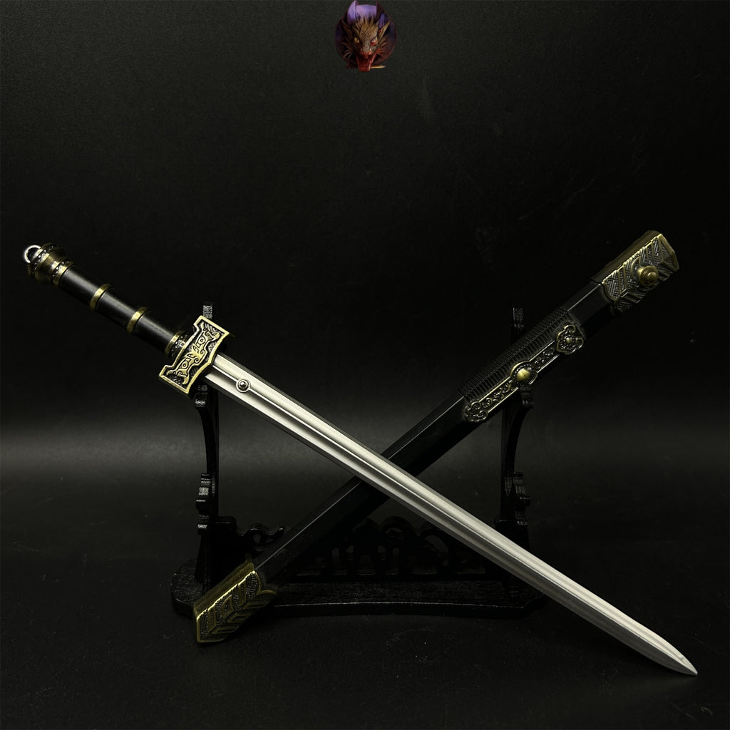 Metal Ancient Chinese Qin King Ruyi Sword 8.7''Replica