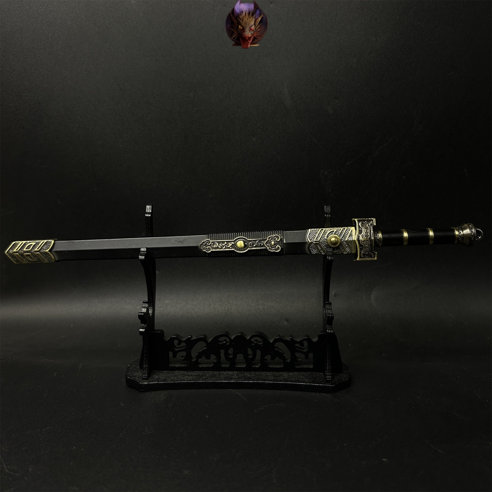 Metal Ancient Chinese Qin King Ruyi Sword 8.7''Replica