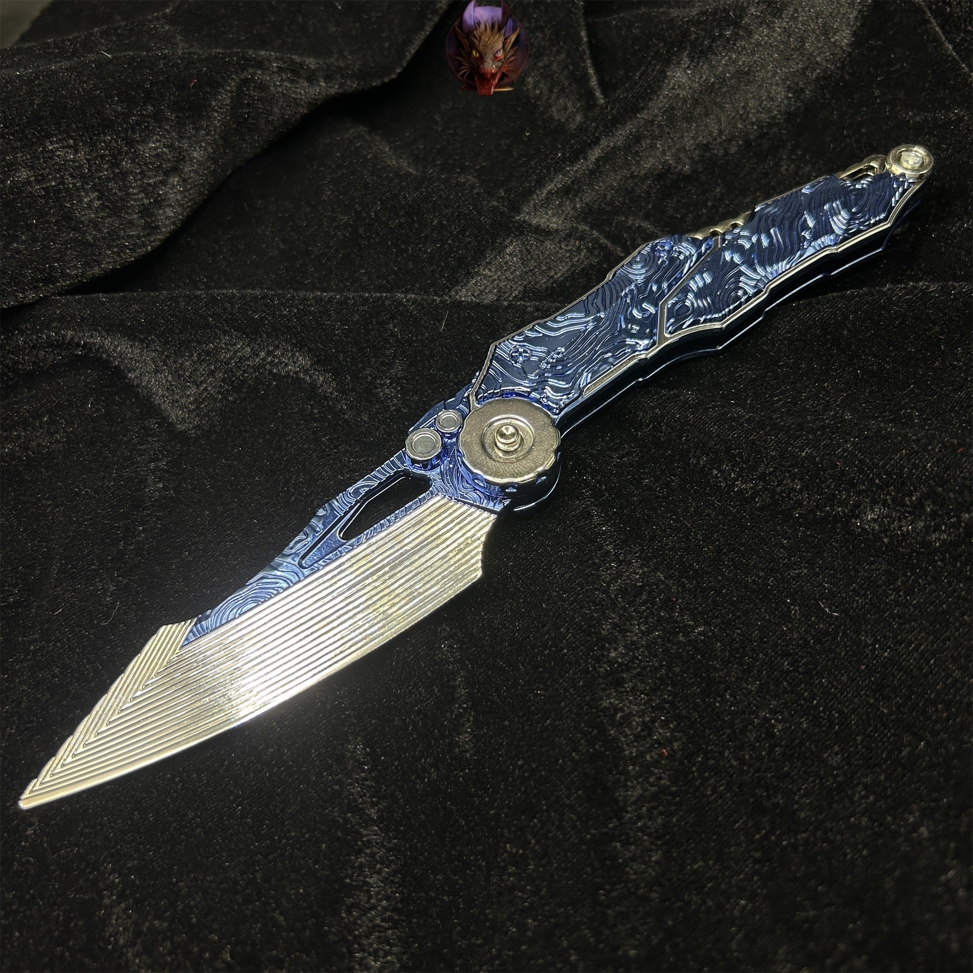 Arena Breakout Game S07 Folding Knife Blunt Metal Replica Gift