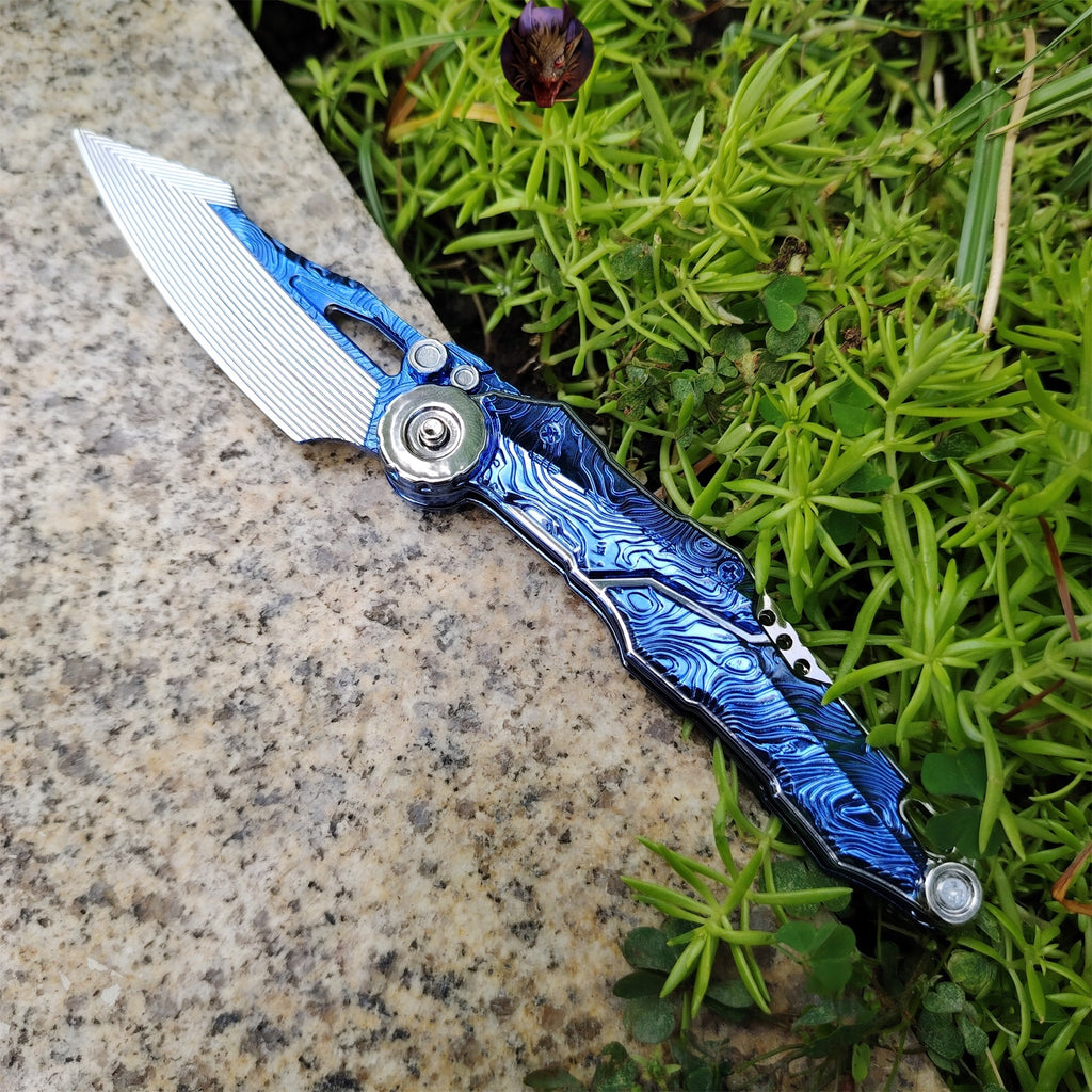 Arena Breakout Game S07 Folding Knife Blunt Metal Replica Gift